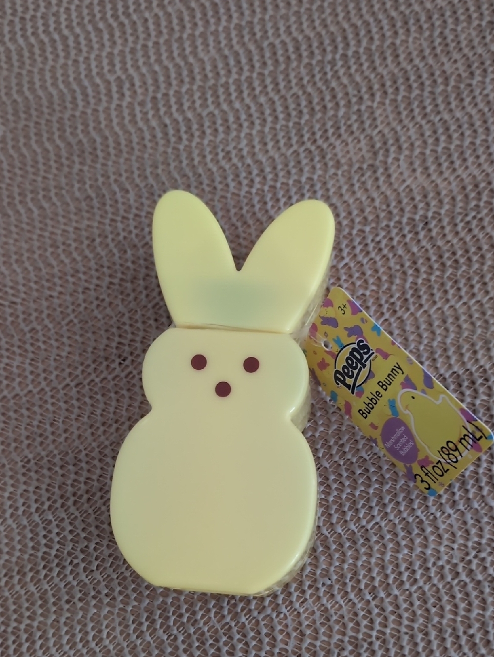 Peeps Yellow Bubble Bunny  New